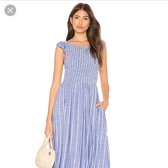 Free People Dresses & Skirts - Free People Chambray Butterflies Dress